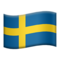 Sweden emoji on Apple